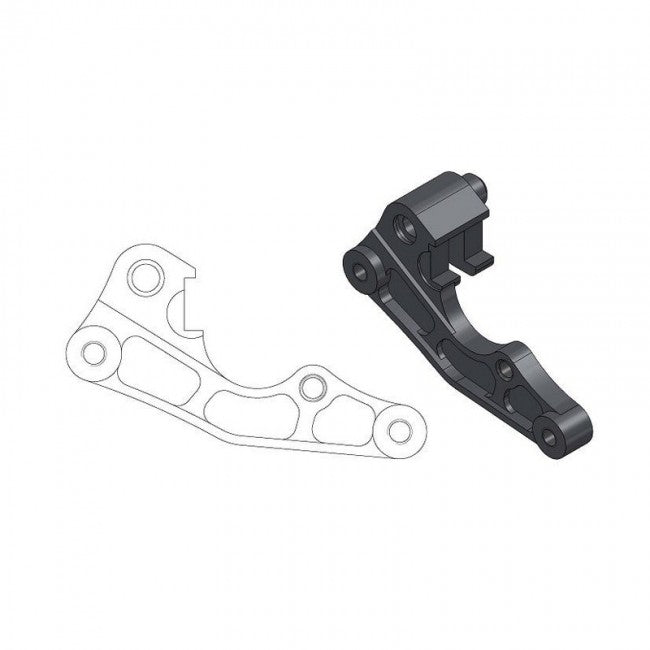 Moto Master Oversize 260mm adapter voor remschijf Honda CR/CRF 125/250/450 2004-2014 & CRF 250/450X 2004-2018