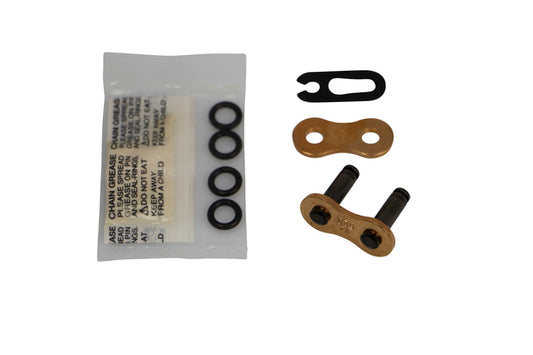 Moto Master kettingschakel ( clip ) Voor Moto Master V4 O-ring ketting goud 520 x 120 Links (652002)