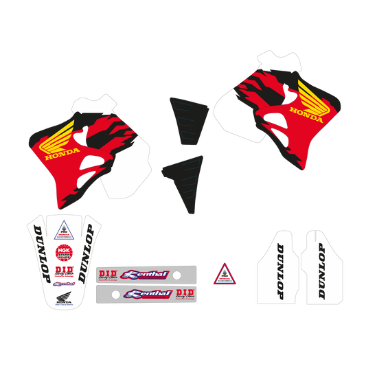 Blackbird stickerset USA 1995 Honda CR 125R 1993-1997 &amp; CR 250R 1992-1996