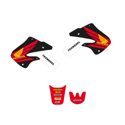 Blackbird stickerset OEM 1998 Honda CR 125R 1998-1999 &amp; CR 250R 1997-1999