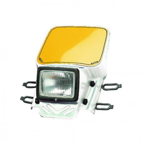 Cemoto enduro koplamp compleet Wit universeel