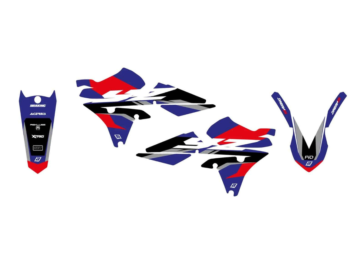 Blackbird Stickerset Dream 5 Yamaha YZ 250F 2014-2018 & YZ 450F 2014-2017