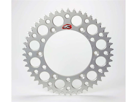 Renthal achtertandwiel 53 tands aluminum Zilver KTM SX/SX - F/EXC/EXC - F 90 - & Husqvarna TC/FC/FE/TE 125/150/250/350/450/501 14 - MxProStoreParts