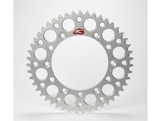 Renthal achtertandwiel 50 tands aluminum Zilver Husqvarna t/m 2013