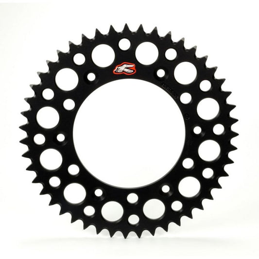 Renthal achtertandwiel 52 tands aluminum Zwart KTM SX/SX-F/EXC/EXC-F 90- &amp; Husqvarna TC/FC/FE/TE 125/150/250/350/450/501 14-