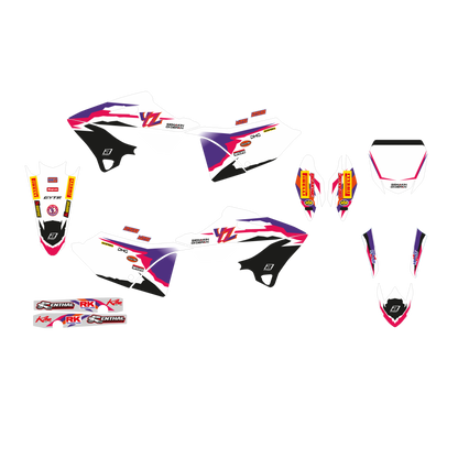 Blackbird stickerset met zadelovertrek Replica Team Factory 50th Anniversay Yamaha YZ 125/250 2022-2024