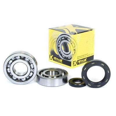 ProX Crankshaft Bearing & Seal Kit for CR250 92-07; set of 4 metal bearings and seals with yellow ProX box