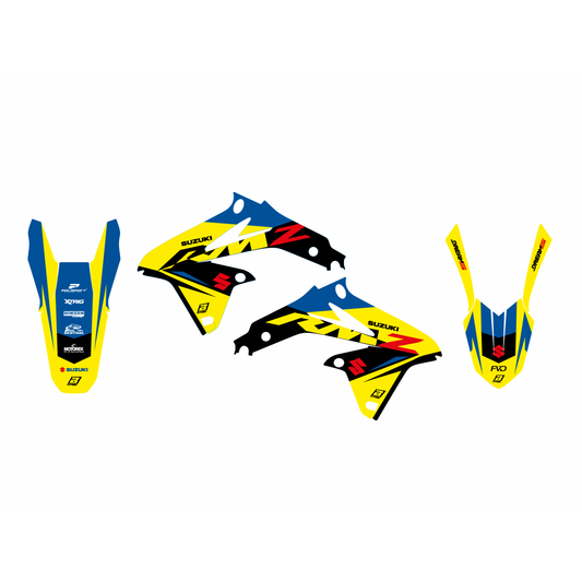 Blackbird Dream 5 stickerset 3 delig Suzuki RM-Z 450 2008-2017