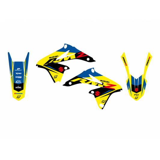 Blackbird Dream 5 stickerset 3 delig Suzuki RM-Z 250 2010-2018