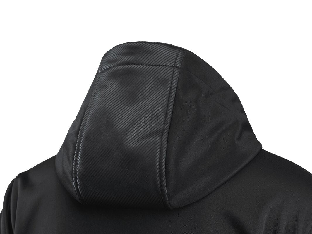 AKRAPOVIC Corpo softshelljas voor dames, zwart/rood, maat S