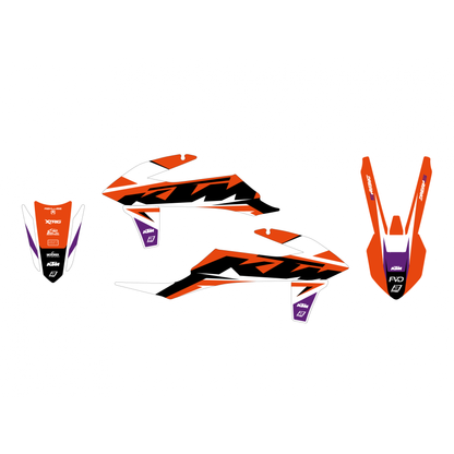 Blackbird Stickerset Dream 5 KTM SX/SXF 125-450 2019-2022 &amp; EXC/EXC-F 250-500 2020-2023