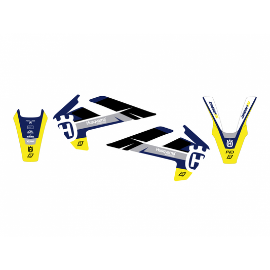 Blackbird stickerset Dream 5 Husqvarna TC/FC 125/250/350/450 2016-2018 &amp; TE/FE 125/250/300/350/450/501 2017-2019