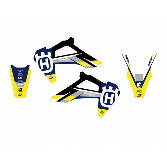Blackbird stickerset Dream 5 Husqvarna TC/FC 125-450 2019-2022 &amp; FE/TE 250-501 2020-2023