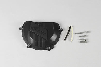 UFO Clutch cover SX-F450 16-EXC450 17-FC450 16-FE450 17- Black