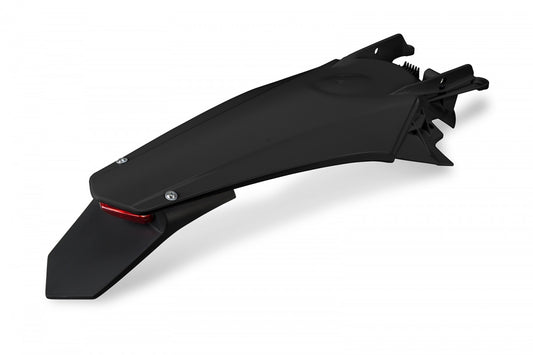 UFO Rear Fender Enduro LED GasGas EC/EC-F 2021-23 Black 001