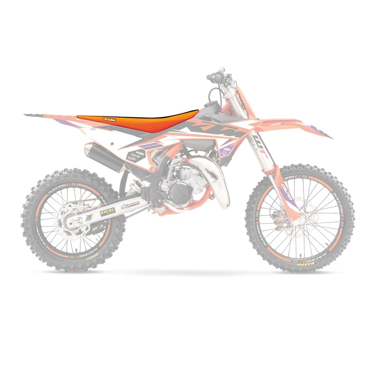 BLACKBIRD RACING Double Grip 3 zadelhoes zwart — voor o.a. KTM SX 85 17/14 (2025–2026) - MxProStoreParts
