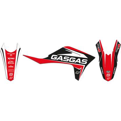 Blackbird Dream 4 stickerset 3 delig Gas Gas 125-450 2021-2023
