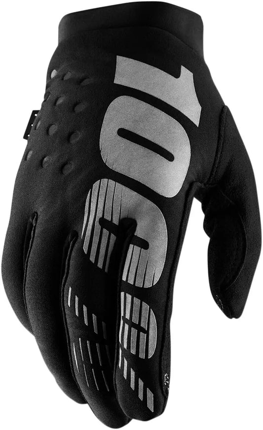 100% Brisker crosshandschoenen grijs/zwart – maat S