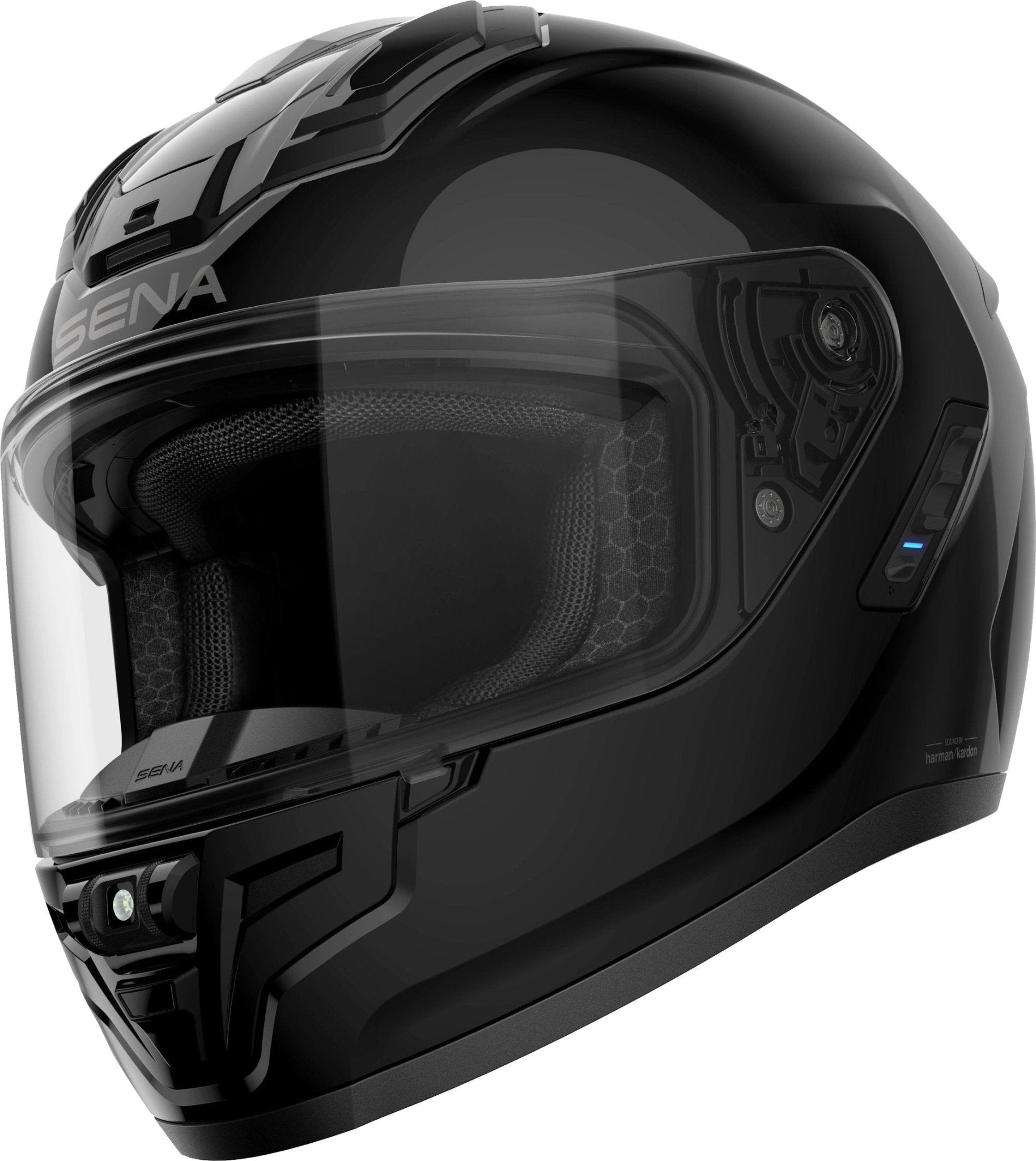 Sena Helm Phantom Mesh Glänzend Schwarz - MxProStoreParts