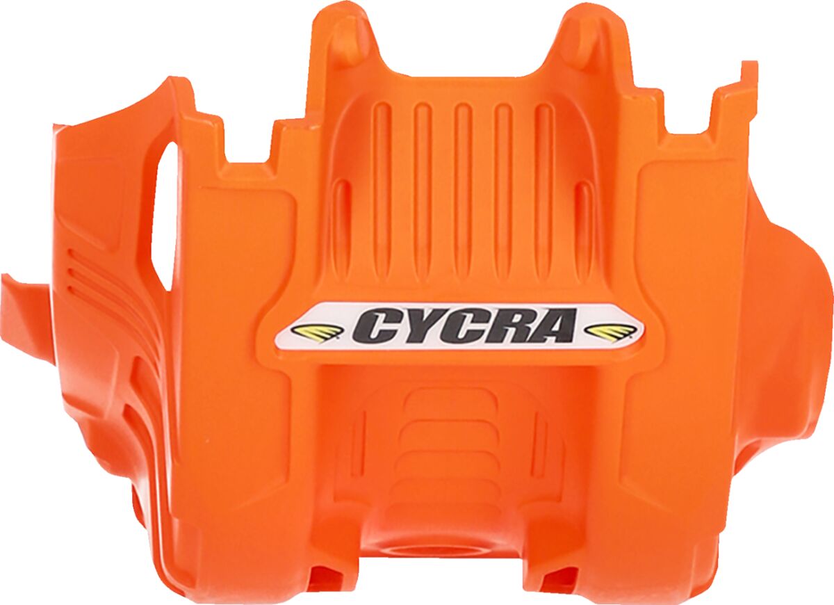 CYCRA Full Armor oranje kunststof carterbeschermplaat — voor o.a. KTM SX-F 450 (2023–2024) - MxProStoreParts