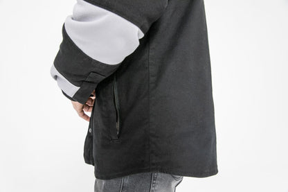 JOHN DOE Motoshirt Prison herenjas zwart/wit, maat M - MxProStoreParts