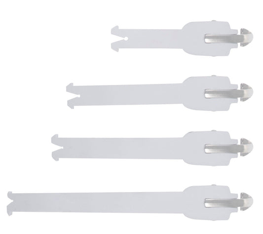 Conjunto de correas con hebilla Alpinestars T7 Nya (Tech 7/Tech 5/Tech 8) blanco