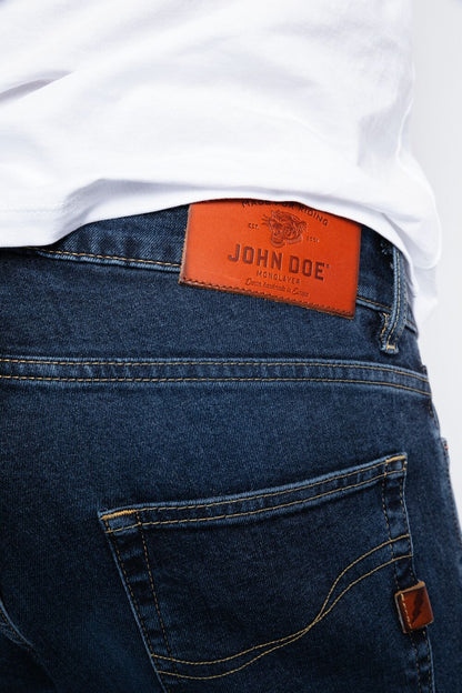 JOHN DOE Pioneer Mono motorjeans voor heren, indigo, maat 32/32