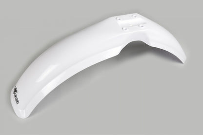 UFO Front fender YZ125-490 87-91 White 046