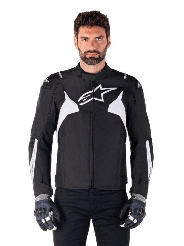 Alpinestars Jacket T-Jaws v4 Waterproof Black/White - MxProStoreParts