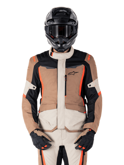 Alpinestars Jacket ST-1 Waterproof Khaki/Sand/Red - MxProStoreParts