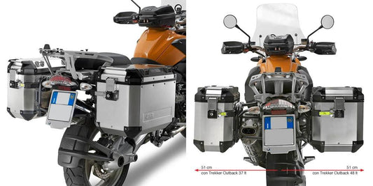 Givi Tubular pannier holder for Trekker Outback boxes R1200GS (04-12)