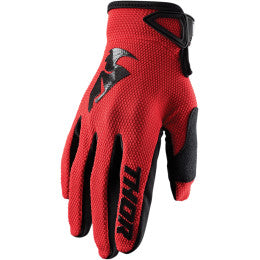 Thor 2020 Maat M Sector cross handschoenen volwassen Rood