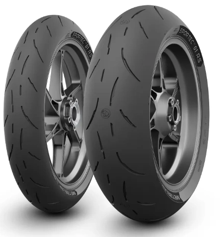 Metzeler Sportec 01 RS motorcycle tires pair, black, rear 200/55 ZR17