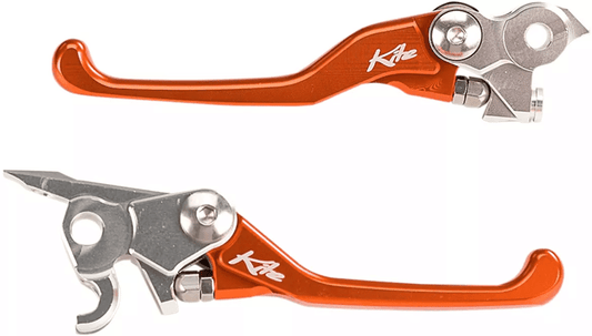 Kite onbreekbare klaphendel set oranje KTM SX 65/85 14- & Husqvarna TC 65/85 14- & Gas Gas MC 65/85 2021