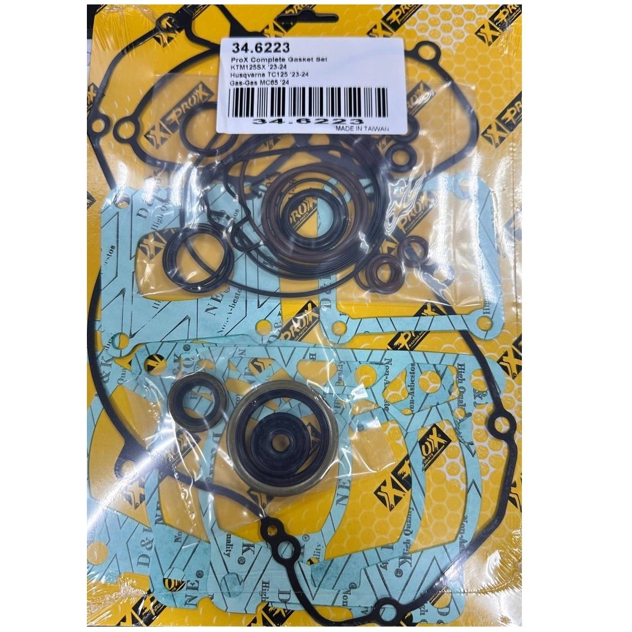 Prox complete pakkingset ( met oliekeerringen ) KTM SX 125 2023 - & EXC 150 TBI 2024 - & Husqvarna TC 125 2023 - & TE 150 TBI 2024 - & Gas Gas MC 125 2024 - MxProStoreParts