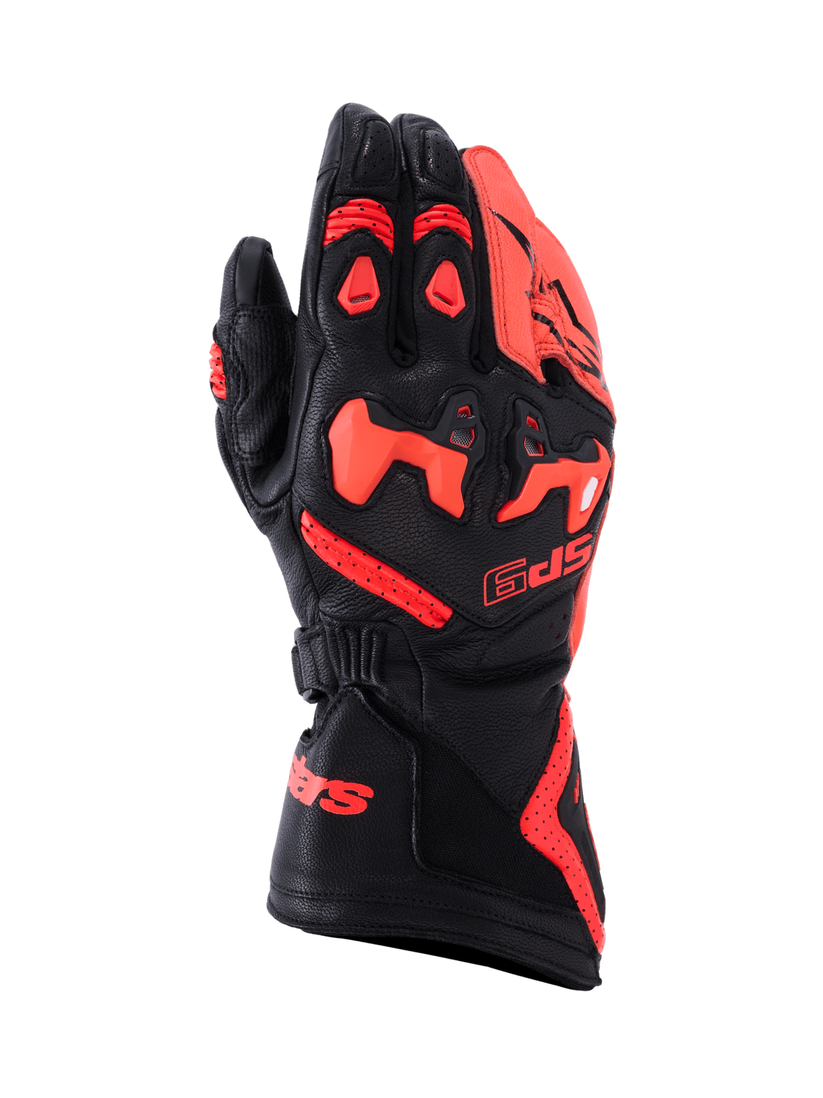 Alpinestars Gloves SP-9 Black/Red Fluo - MxProStoreParts