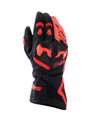 Alpinestars Gloves SP-9 Black/Red Fluo
