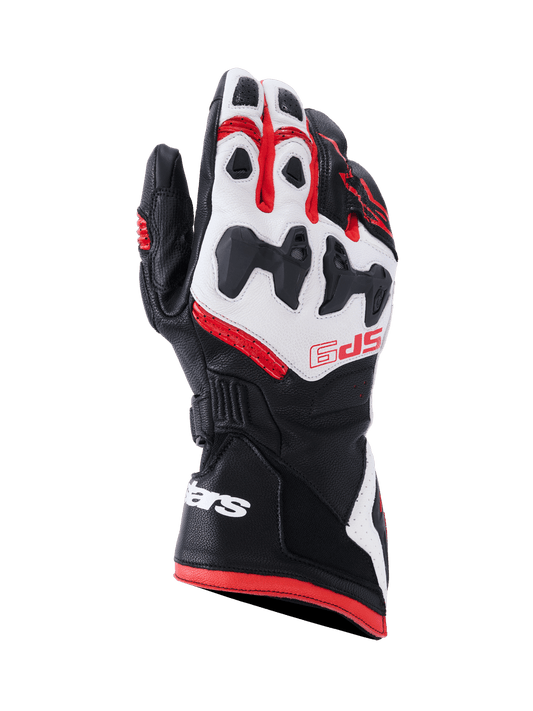 Alpinestars Gloves SP-9 Black/White/Red