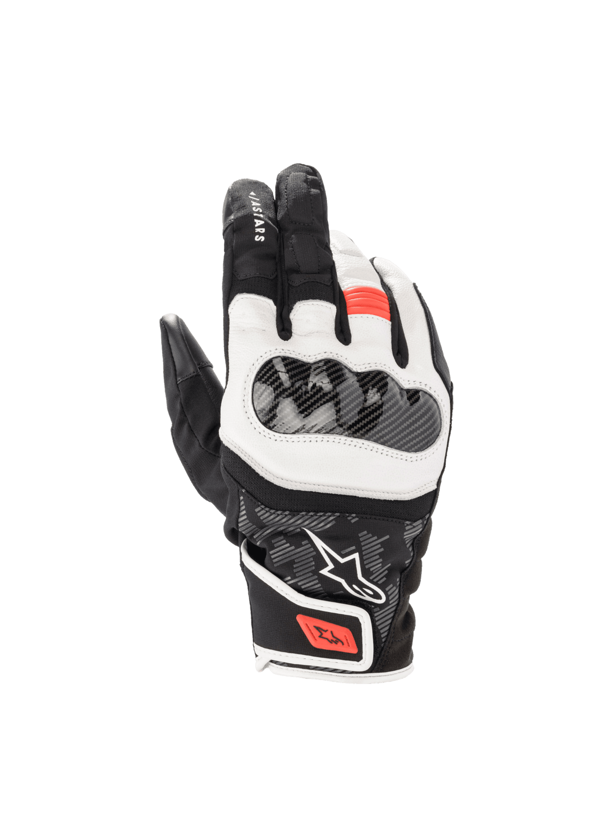 Alpinestars Glove SMX Z Drystar Black/White/Red Fluo - MxProStoreParts