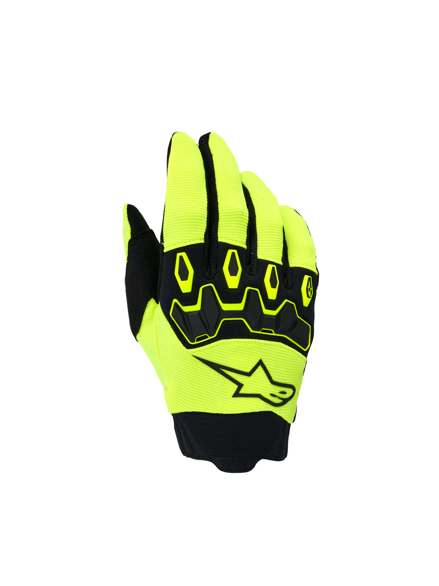 Alpinestars Jeugd Full Bore V2 Handschoenen Geel Fluo Zwart - MxProStoreParts