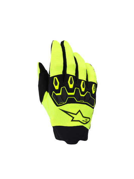 Alpinestars Jeugd Full Bore V2 Handschoenen Geel Fluo Zwart - MxProStoreParts