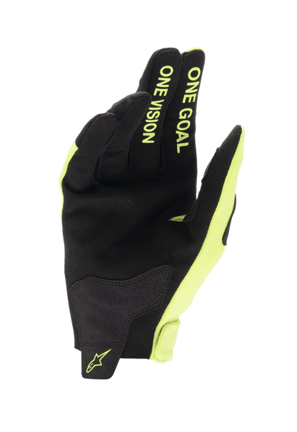 Alpinestars Jugend Radar Handschuhe 2024 Gelb Fluoreszierend Schwarz - MxProStoreParts