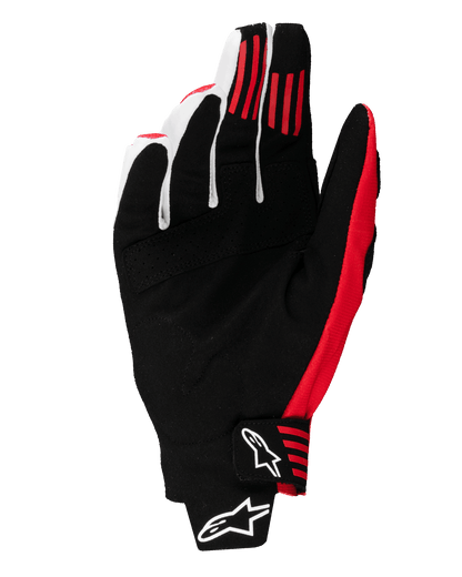 Alpinestars Techstar Motocross Handschuhe Schwarz Hellrot - MxProStoreParts