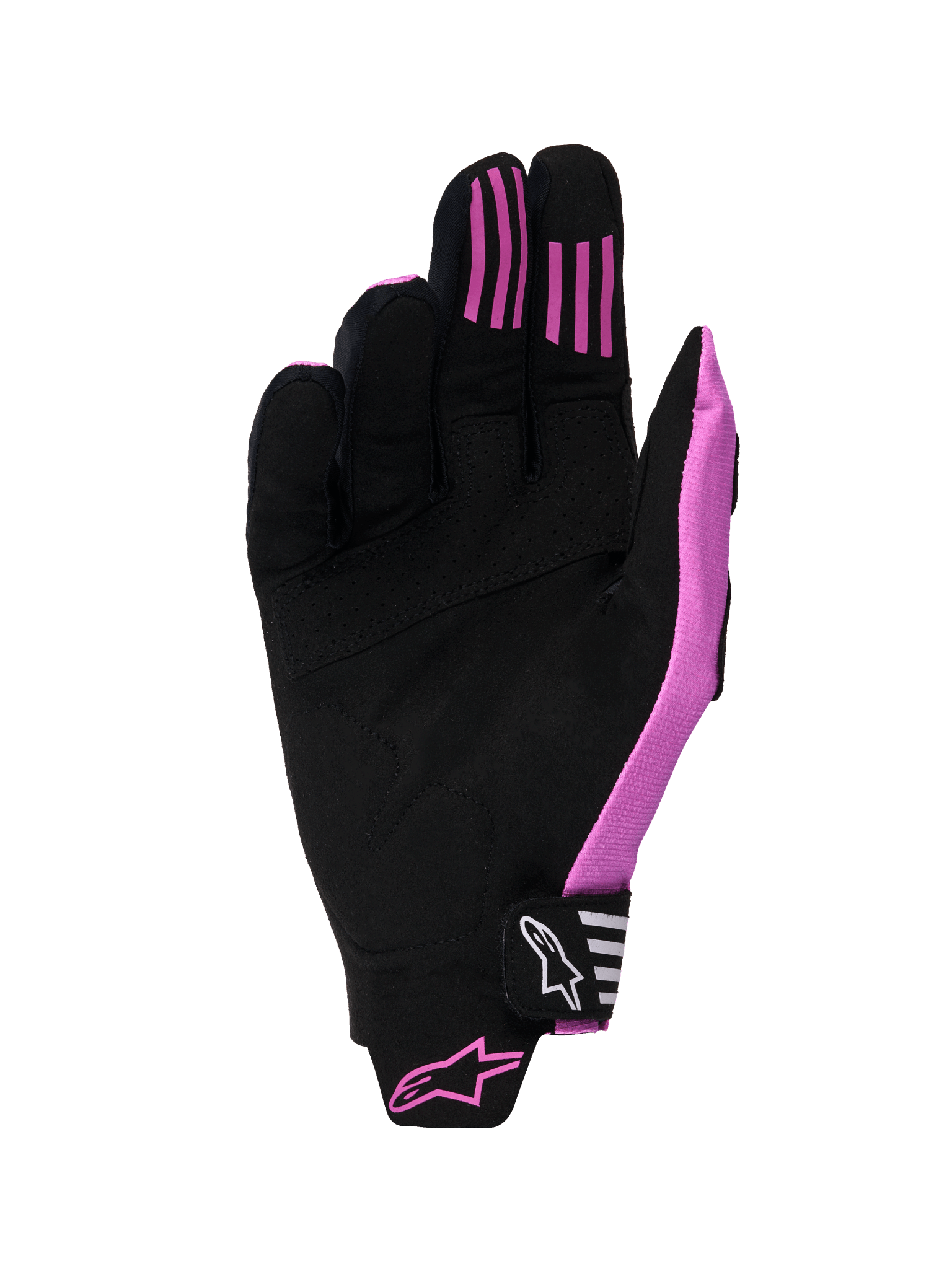 Alpinestars Techstar Handschuhe Micro Ripstop Schwarz Hellgrau Lila - MxProStoreParts
