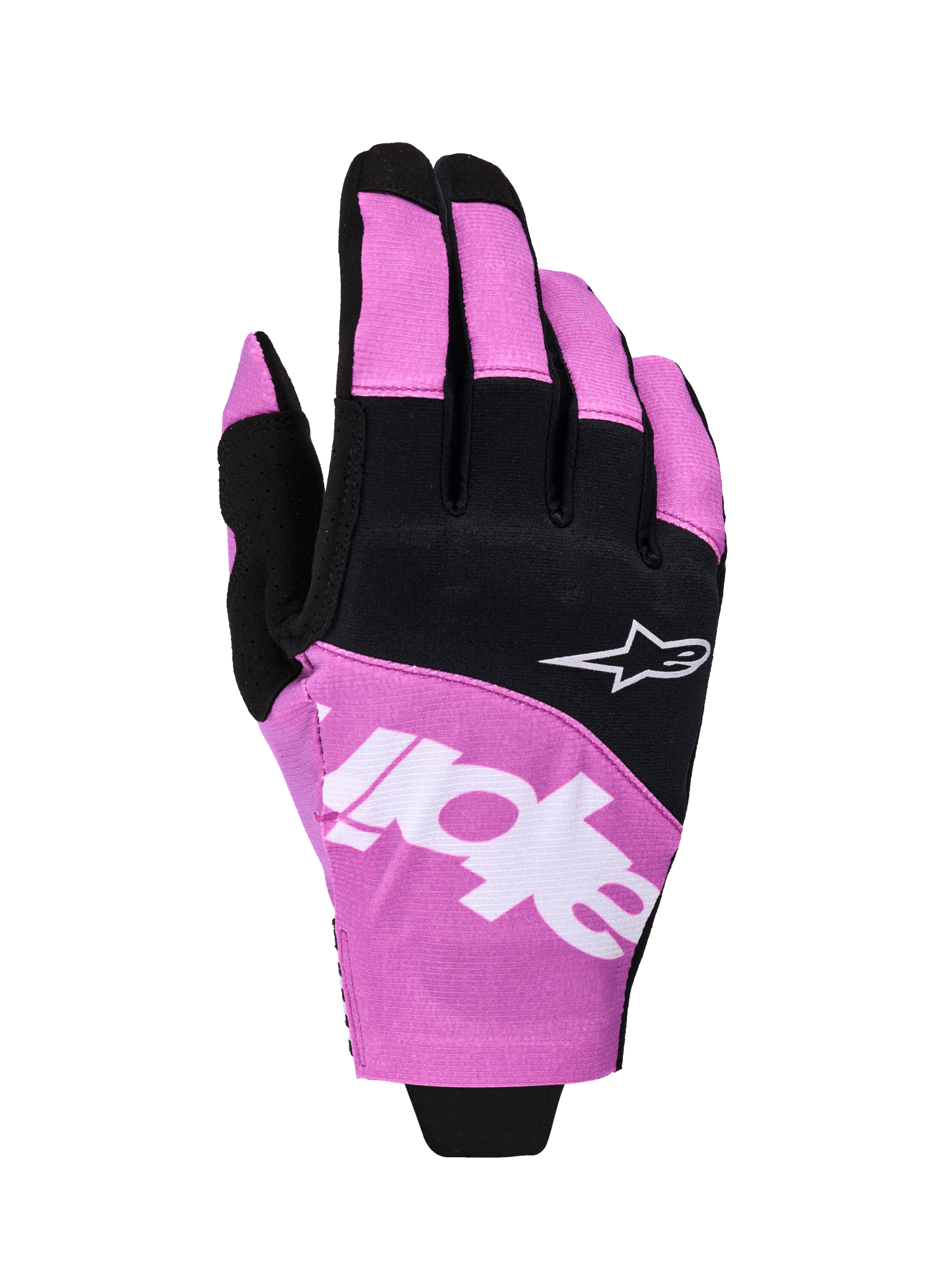Alpinestars Techstar Handschuhe Micro Ripstop Schwarz Hellgrau Lila - MxProStoreParts