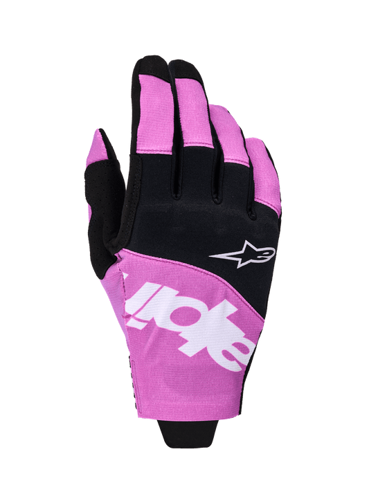 Alpinestars Techstar Handschoenen Micro Ripstop Zwart Lichtgrijs Paars - MxProStoreParts
