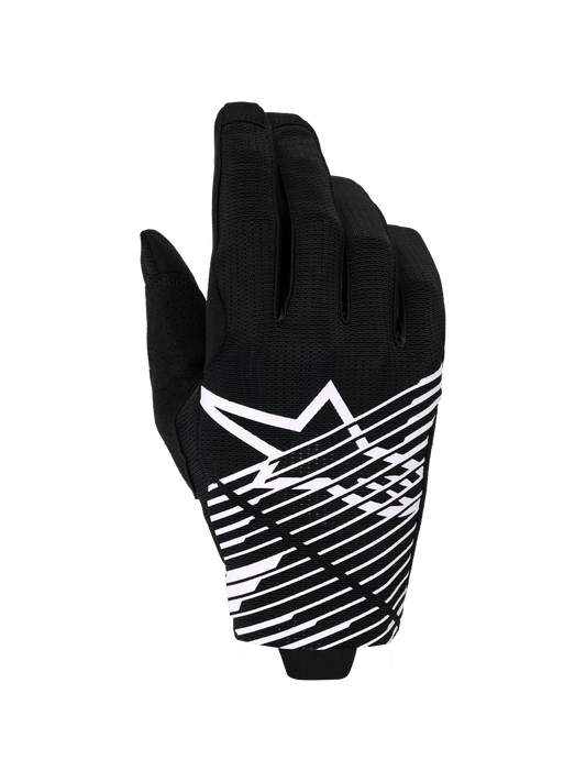 Alpinestars Radar Pro Guantes de Motocross Ultraligeros Transpirables Negro y Blanco