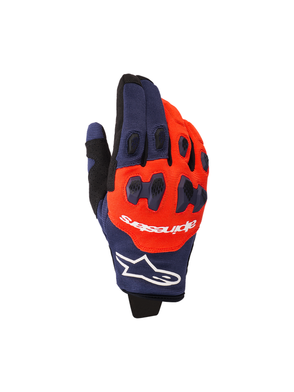 Alpinestars Pro-Dura Handschoenen 2026 Donkerblauw Hot Orange Wit
