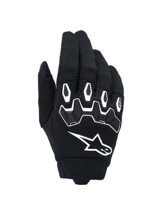 Alpinestars Full Bore V2 Motocross Handschoenen TPR Knokkel Zwart Wit - MxProStoreParts