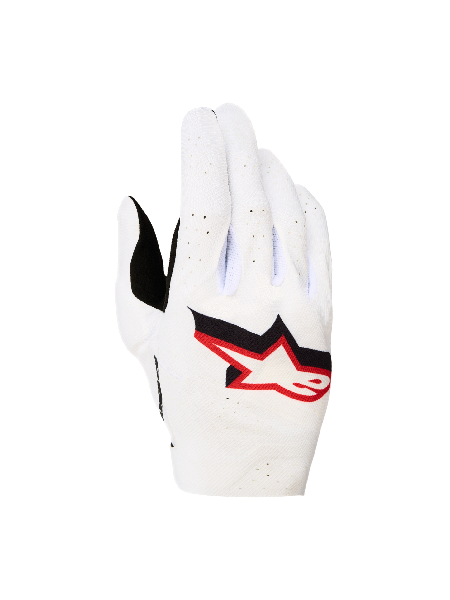Alpinestars Supertech MX Handschoenen 2027 Wit Zwart Vuurrood